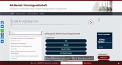 Desktop Screenshot of ag-mantel.ch